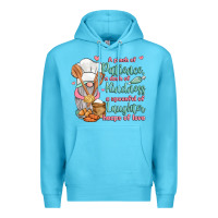 Ocean Blue a pinch of patience a dash of kindness a spoonful Premium Hoodie - JahusDesignShop