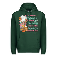 Sports Green a pinch of patience a dash of kindness a spoonful Premium Hoodie - JahusDesignShop
