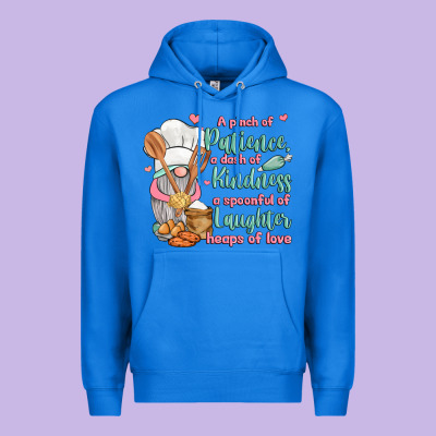 A Pinch Of Patience A Dash Of Kindness A Spoonful Premium Hoodie Designed By Jahusdesignshop