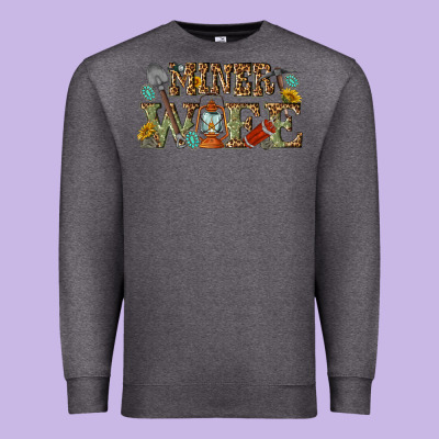 Premium Sweatshirt miner wife