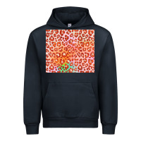 Navy orange leopard glitter Urban Hoodie - JahusDesignShop