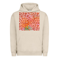 Pigment French Oak orange leopard glitter Urban Hoodie - JahusDesignShop