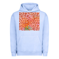 Pigment Grape Ice orange leopard glitter Urban Hoodie - JahusDesignShop