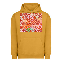 Pigment Peanut Butter orange leopard glitter Urban Hoodie - JahusDesignShop
