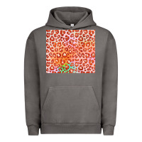 Pigment Tornado orange leopard glitter Urban Hoodie - JahusDesignShop