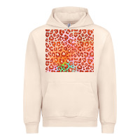 Sandshell orange leopard glitter Urban Hoodie - JahusDesignShop