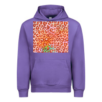 Tulip orange leopard glitter Urban Hoodie - JahusDesignShop