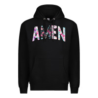 Black amen Premium Hoodie - JahusDesignShop