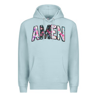 Blue Mist amen Premium Hoodie - JahusDesignShop