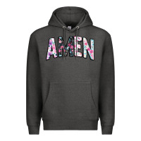 Charcoal Heather amen Premium Hoodie - JahusDesignShop