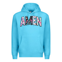 Ocean Blue amen Premium Hoodie - JahusDesignShop