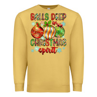 Antique Gold balls deep in christmas spirit Premium Sweatshirt - Zillion Design Studio