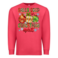 Cardinal balls deep in christmas spirit Premium Sweatshirt - Zillion Design Studio