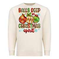Sandshell balls deep in christmas spirit Premium Sweatshirt - Zillion Design Studio