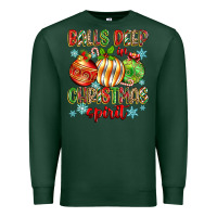 Sports Green balls deep in christmas spirit Premium Sweatshirt - Zillion Design Studio