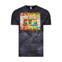 Cloud Black hello summer ice coffee Vintage Tee - Artiststas