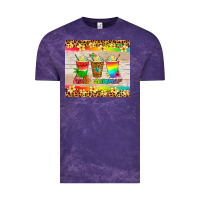Cloud Purple hello summer ice coffee Vintage Tee - Artiststas