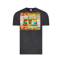 Vintage Black hello summer ice coffee Vintage Tee - Artiststas