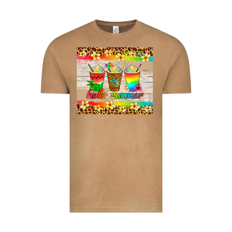 Hello Summer Ice Coffee Vintage Tee by Artiststas | Teevron
