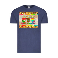 Vintage Denim hello summer ice coffee Vintage Tee - Artiststas