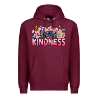 Burgundy Choose kindness Premium Hoodie - JahusDesignShop