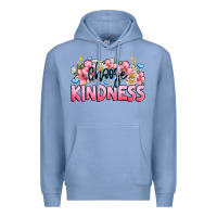 Colony Blue Choose kindness Premium Hoodie - JahusDesignShop
