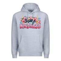 Heather Grey Choose kindness Premium Hoodie - JahusDesignShop