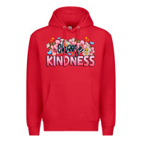 Red Choose kindness Premium Hoodie - JahusDesignShop