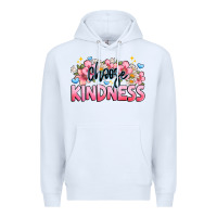 White Choose kindness Premium Hoodie - JahusDesignShop