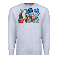 Heather Grey mri gnomes Premium Sweatshirt - Zillion Design Studio