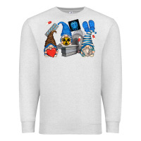 Oatmeal Heather mri gnomes Premium Sweatshirt - Zillion Design Studio