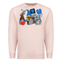 Pale Pink mri gnomes Premium Sweatshirt - Zillion Design Studio