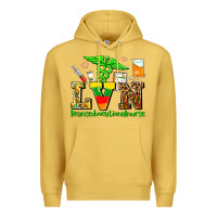 Antique Gold lvn juneteenth licensed vocational nurse with croc Premium Hoodie - AdoDesignShop