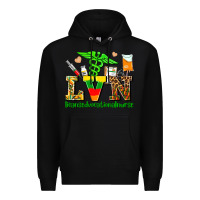 Black lvn juneteenth licensed vocational nurse with croc Premium Hoodie - AdoDesignShop
