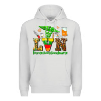 Dove Grey lvn juneteenth licensed vocational nurse with croc Premium Hoodie - AdoDesignShop