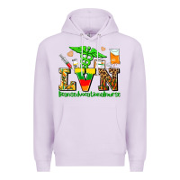 Lilac lvn juneteenth licensed vocational nurse with croc Premium Hoodie - AdoDesignShop