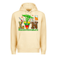 Pina Colada lvn juneteenth licensed vocational nurse with croc Premium Hoodie - AdoDesignShop