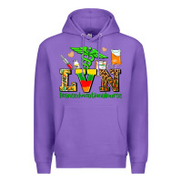 Purple lvn juneteenth licensed vocational nurse with croc Premium Hoodie - AdoDesignShop