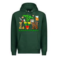 Sports Green lvn juneteenth licensed vocational nurse with croc Premium Hoodie - AdoDesignShop