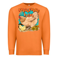 Carrot mama hen with sunflowers Premium Sweatshirt - texasbilliewilder