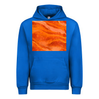 Cobalt orange glitter Urban Hoodie - JahusDesignShop