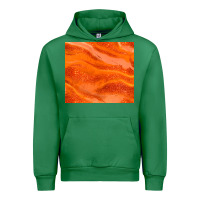 Emerald orange glitter Urban Hoodie - JahusDesignShop