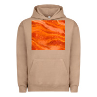 Pigment Burro orange glitter Urban Hoodie - JahusDesignShop