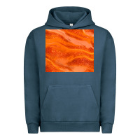 Pigment Midnight Navy orange glitter Urban Hoodie - JahusDesignShop