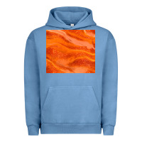 Pigment Pebble Blue orange glitter Urban Hoodie - JahusDesignShop