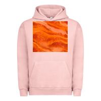 Pigment Salmon orange glitter Urban Hoodie - JahusDesignShop