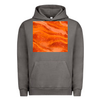 Orange Glitter Urban Hoodie | Teevron