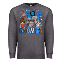 Charcoal Heather scannin' with my gnomies Premium Sweatshirt - Zillion Design Studio