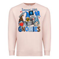 Pale Pink scannin' with my gnomies Premium Sweatshirt - Zillion Design Studio
