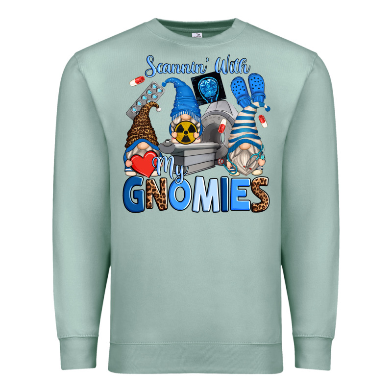 Scannin' With My Gnomies Premium Sweatshirt by Zillion Design Studio | Teevron
